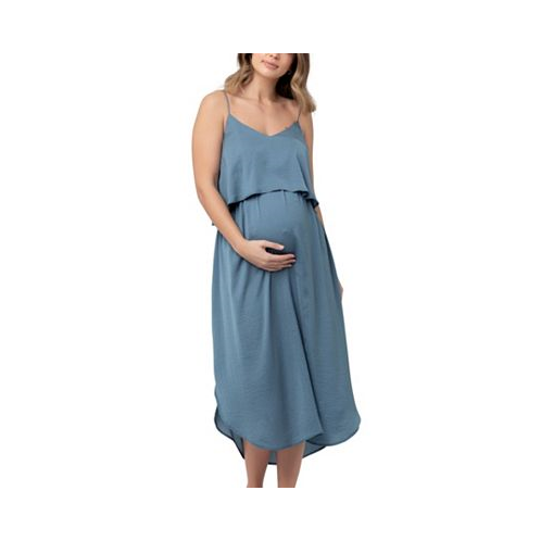 Ripe Maternity Maternity Nursing Slip Satin Dress