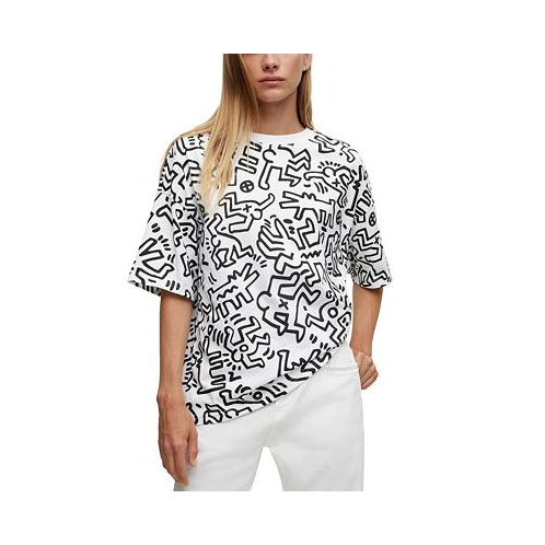 Hugo Boss BOSS X Keith Haring Gender-Neutral Graphic T-shirt