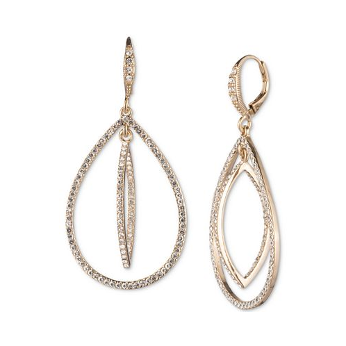 Givenchy Crystal Pave Orbital Drop Earrings
