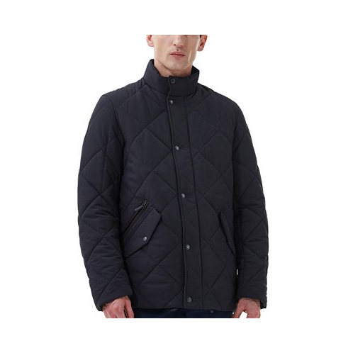 Barbour Mens Winter Chelsea Box Quilted Full-Zip Jacket