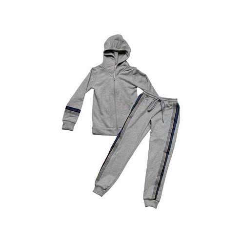 Mixed Up Clothing Toddler Boys Zip Front Hoodie and Joggers Set