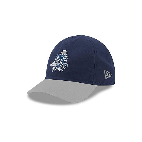 New Era Infant Boys and Girls Navy Silver Dallas Cowboys Retro Joe My 1st 9TWENTY Adjustable Hat
