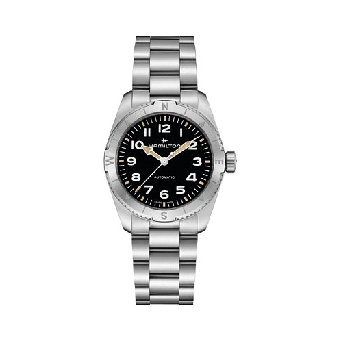 Hamilton Womens Swiss Automatic Khaki Field Expedition Stainless Steel Bracelet Watch 37mm