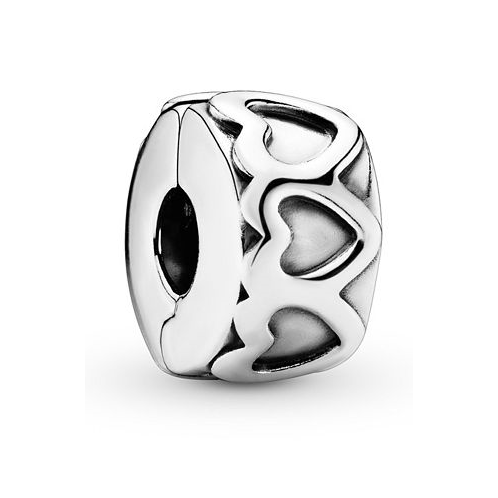 Pandora Sterling Silver Band of Hearts Clip Charm