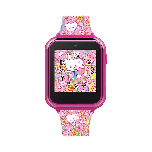 Accutime Kids Hello Kitty Pink Silicone Strap Smart Watch 40mm