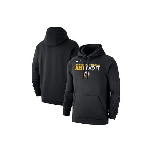 Nike Mens and Womens Black Los Angeles Sparks Just Do It Club Pullover Hoodie