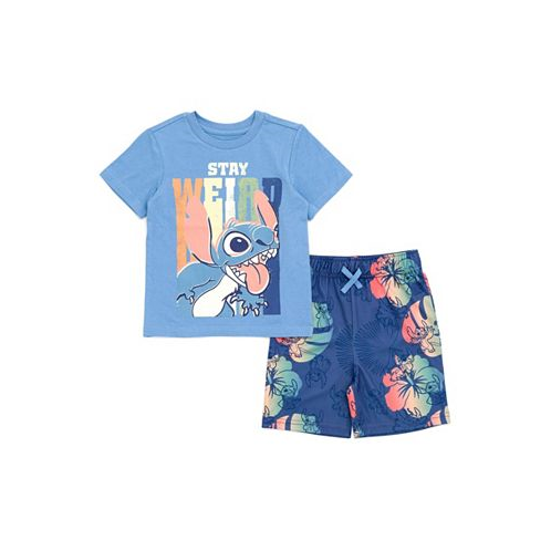 Disney Little Boys Mickey Mouse T-Shirt and Shorts Outfit Set