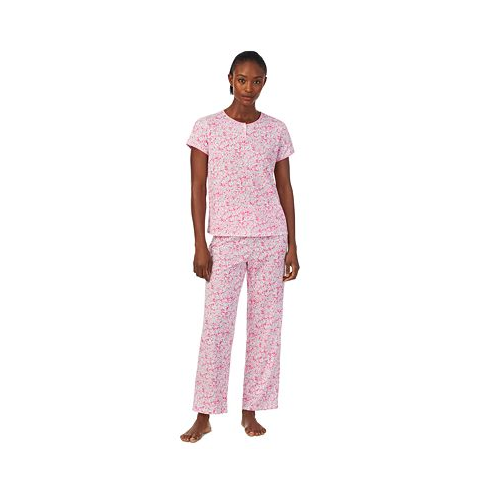 POLO Ralph Lauren Womens 2-Pc. Floral Ankle Pajamas Set