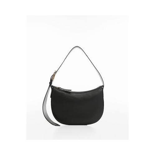 MANGO Womens Leather Shoulder Bag