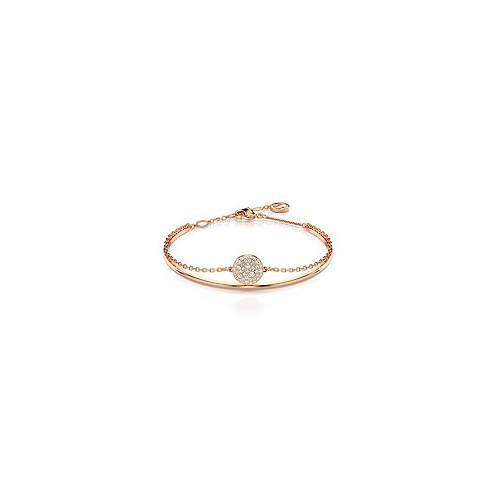 Swarovski White Rhodium Plated or Rose Gold-Tone Meteora Bangle Bracelet