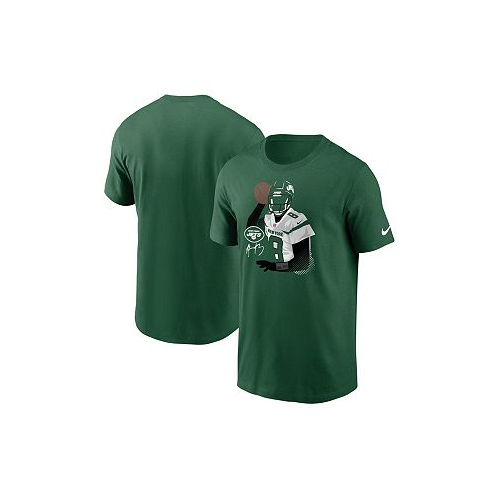 Nike Mens Aaron Rodgers Green New York Jets Player Graphic T-shirt
