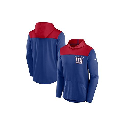 Nike Mens Royal New York Giants Fan Gear Pullover Hoodie