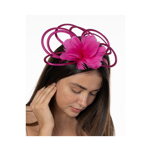 Bellissima Millinery Collection Womens Feather & Flower Fascinator