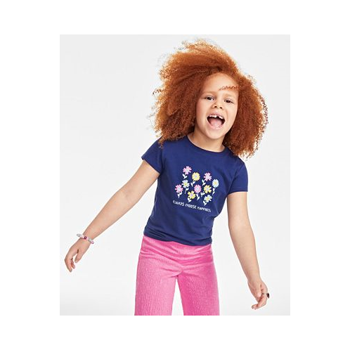 Epic Threads Little Girls Happy Flowers Graphic T-Shirt