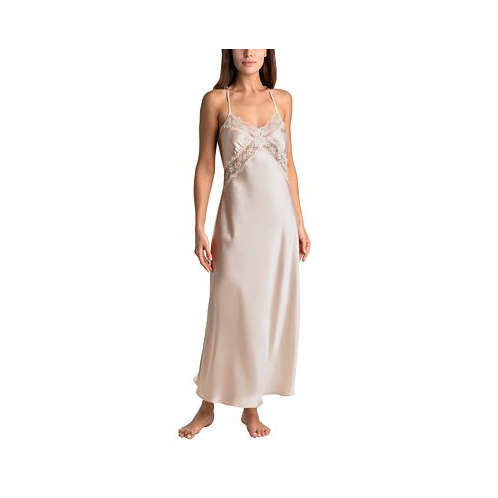 Linea Donatella Womens Luxe Brides Blush Lingerie Gown