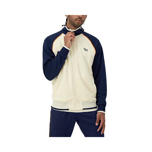 Champion Mens Standard-Fit Piped Full-Zip Tricot Track Jacket
