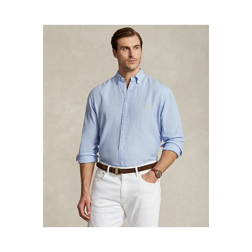 Polo Ralph Lauren Mens Big & Tall Classic-Fit Linen Shirt