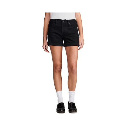Lucky Brand Womens Ava Denim Roll-Cuff Shorts