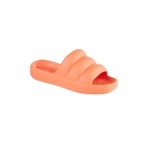 Totes Womens Molded Puffy Slide with Everywear