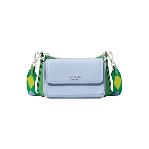 Kate spade new york Double Up Colorblocked Saffiano Leather Crossbody