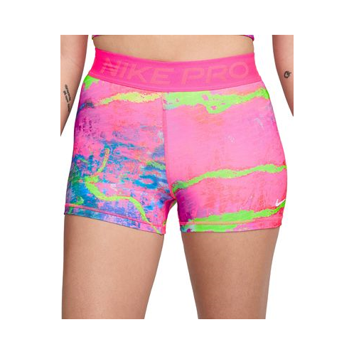 Nike Womens Pro 3 Printed Shorts