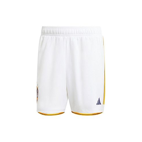 Adidas Mens White LA Galaxy 2024 Home AEROREADY Authentic Shorts