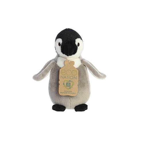 Aurora Small Eco Softies Baby Emperor Penguin Eco Nation Eco-Friendly Plush Toy Grey 8