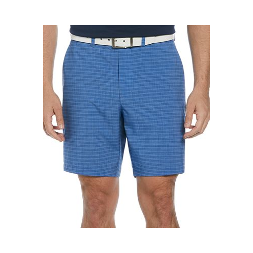 PGA TOUR Mens Striped 8 Golf Shorts