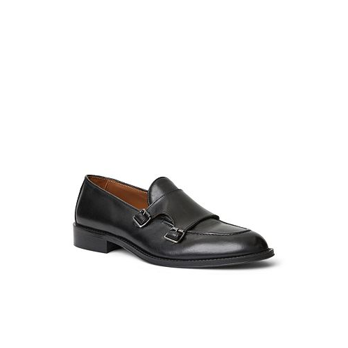 Bruno Magli Mens Biagio Leather Double Monk Dress Shoes