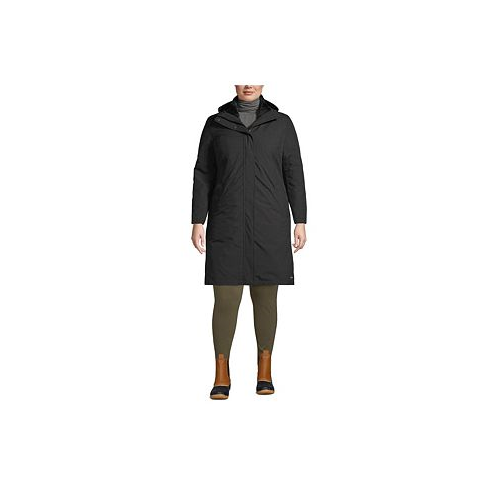 Lands End Plus Size Insulated 3 in 1 Primaloft Parka
