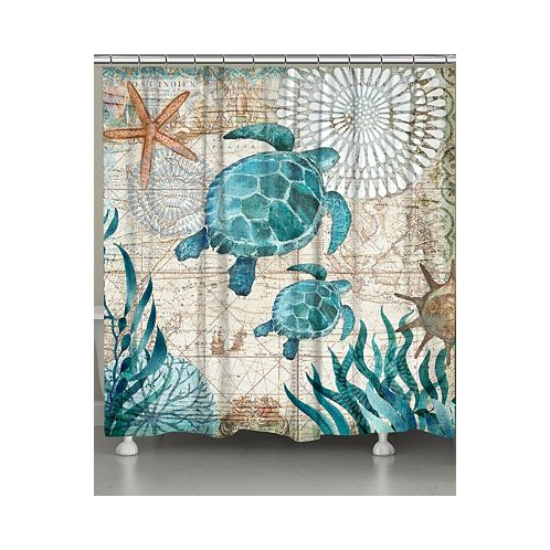 Laural Home Bay Turtles Shower Curtain