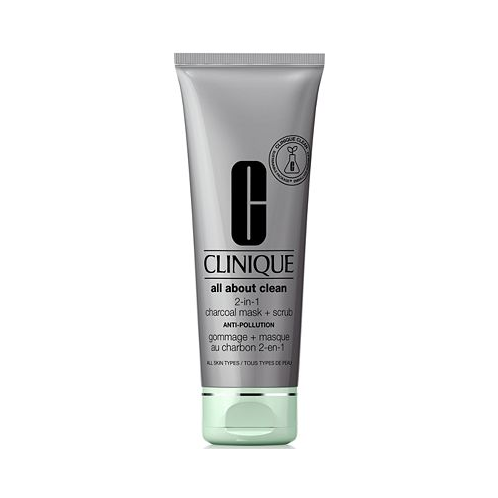 Clinique All About Clean 2-in-1 Charcoal Face Mask + Scrub 3.4-oz.