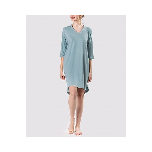 MOOD Pajamas Womens Ultra Soft Caribbean Flowers Sleepshirt Nightgown
