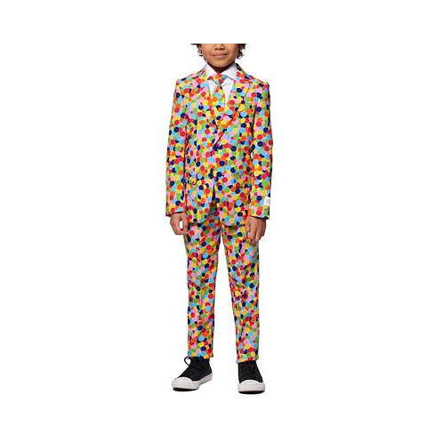 OppoSuits Toddler and Little Boys 3-Piece Confetteroni Party Suit Set