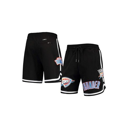 Pro Standard Mens Black Oklahoma City Thunder Chenille Shorts