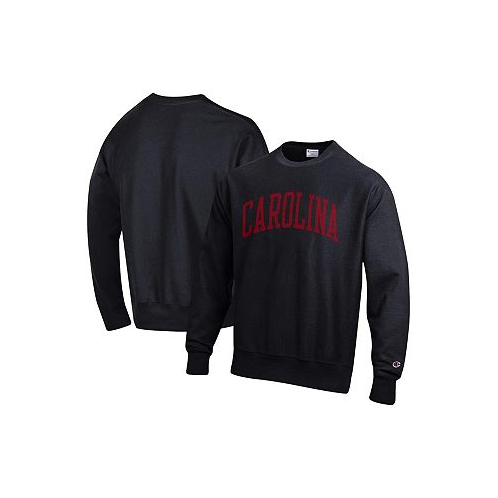 Champion Mens Black South Carolina Gamecocks Arch Reverse Weave Pullover Sweatshirt