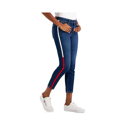 Tommy Hilfiger Womens Tribeca TH Flex Side Tape Skinny Jeans