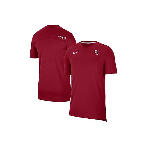 Nike Mens Crimson Oklahoma Sooners Coach UV Performance T-shirt