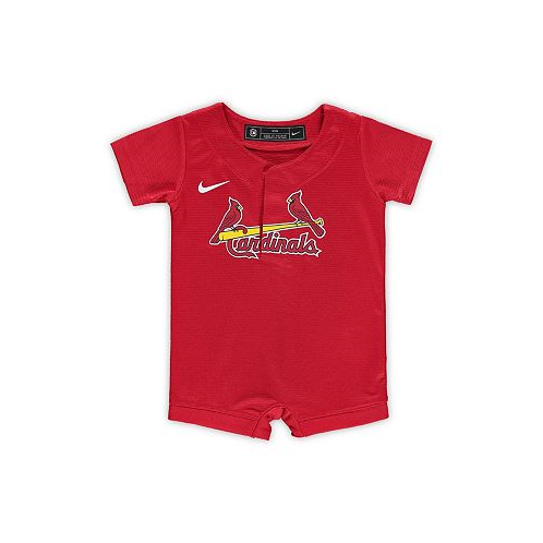 Nike Newborn and Infant Boys and Girls Red St. Louis Cardinals Official Jersey Romper