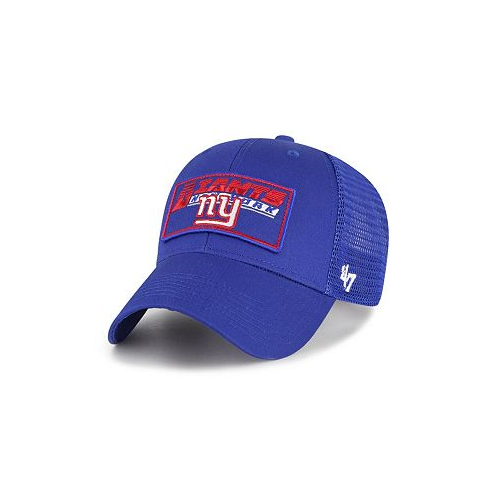 47 Brand Big Boys Royal New York Giants Levee MVP Trucker Adjustable Hat