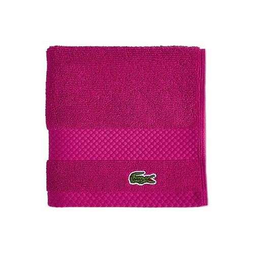 Lacoste Home Heritage Anti-Microbial Supima Cotton Washcloth 13 x 13