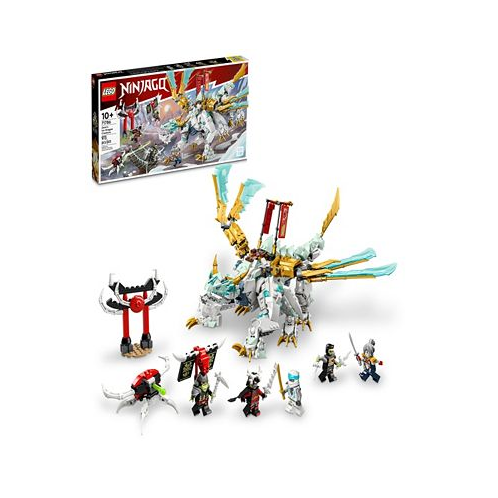 LEGO Ninjago Zanes Ice Dragon Creature 71786 Building Toy Set with Zane Pixal Bone Knight Bone Warrior and Bone King Minifigures