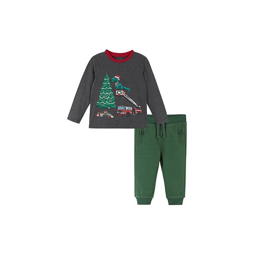 Andy & Evan Toddler/Child Boys Holiday Jogger Set