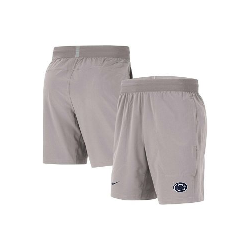Nike Mens Gray Penn State Nittany Lions Player Performance Shorts