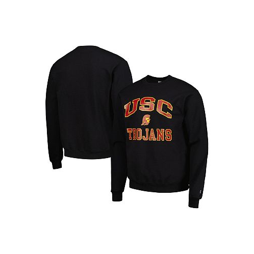 Champion Mens Black USC Trojans High Motor Pullover Sweatshirt