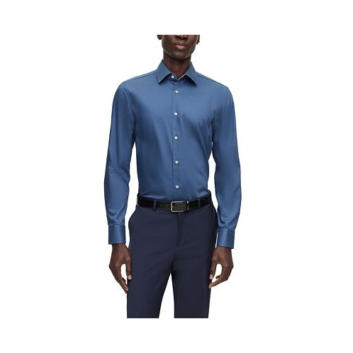 Hugo Boss Mens Easy-Iron Slim-Fit Dress Shirt