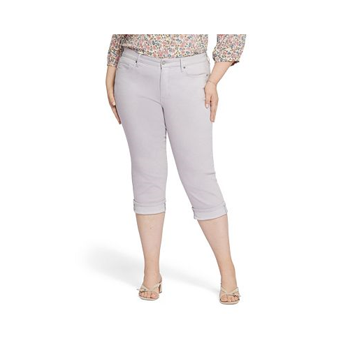 NYDJ Plus Size Marilyn Straight Crop Cuff Jeans
