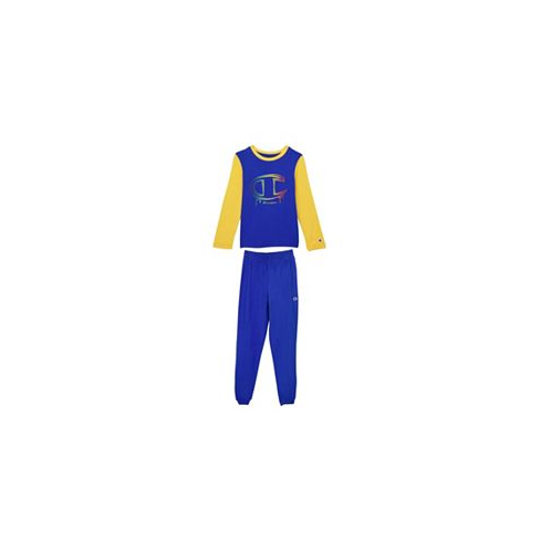 Champion Little Boys Colorblocked Long Sleeves T-shirt and Jersey Pants 2 Piece Set