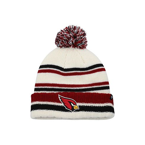 47 Brand Big Boys and Girls Cream Arizona Cardinals Driftway Cuffed Knit Hat with Pom