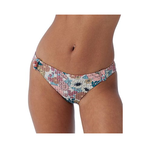 ONeill Juniors Tenley Floral-Print Alamitos Knotted Bikini Bottoms